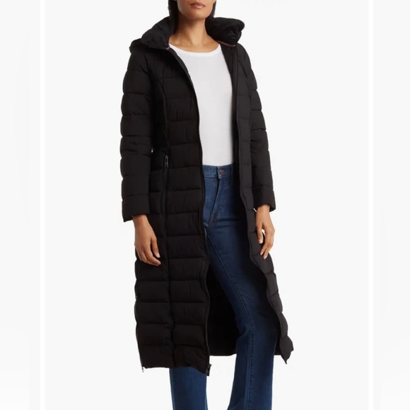 Nautica Water-Resistant Long Puffer Coat - Picture 4 of 10